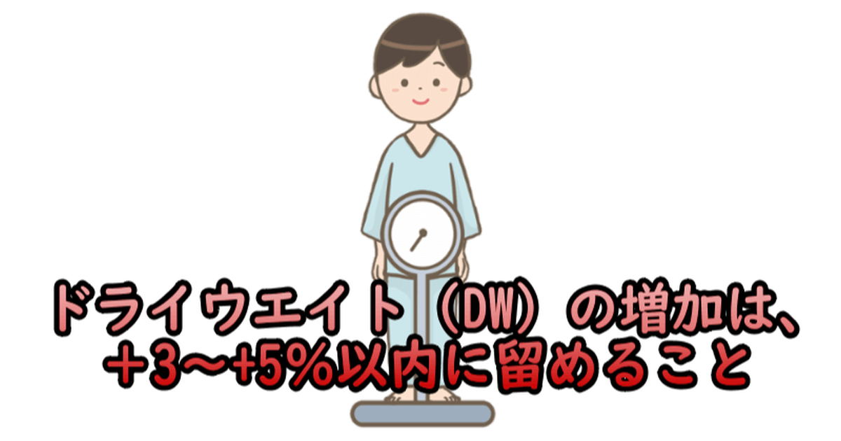 「自分のドライウエイトを知る」ことが出発点
