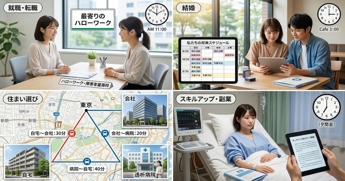 20代・30代：透析導入期〜キャリア形成期