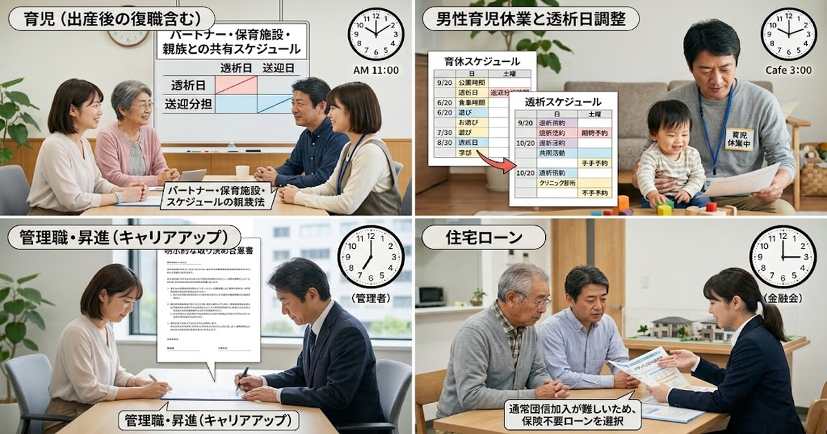30代・40代：育児・キャリアのピーク期
