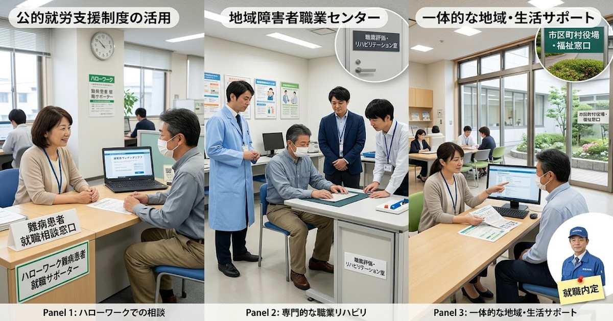 透析患者が活用できる就労支援制度