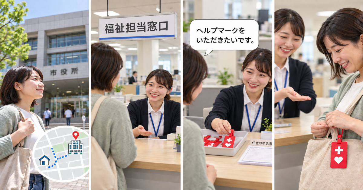 ヘルプマークの手続き