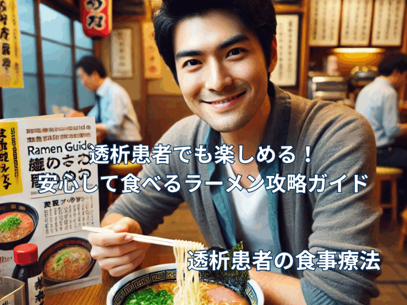透析患者でも楽しめる!安心して食べるラーメン攻略ガイド
