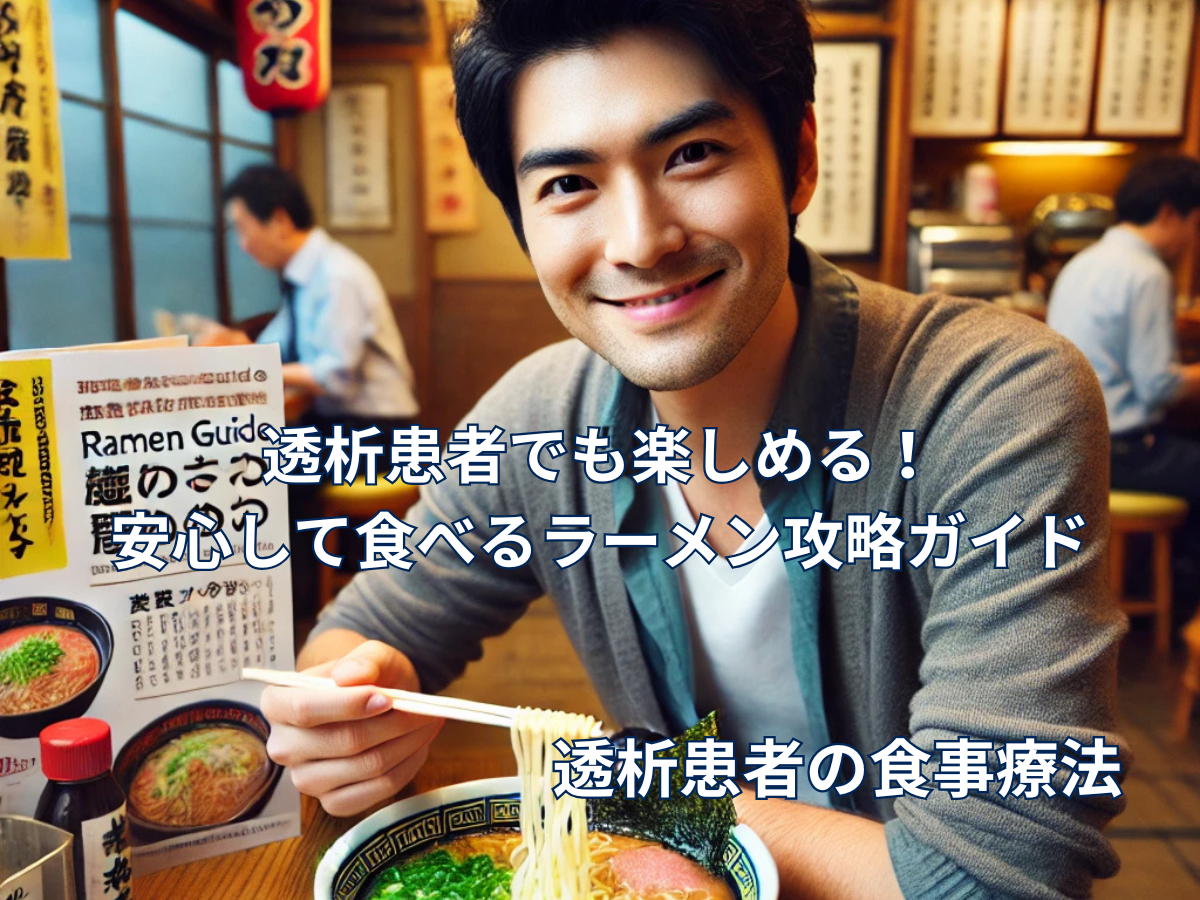 透析患者でも楽しめる！安心して食べるラーメン攻略ガイド