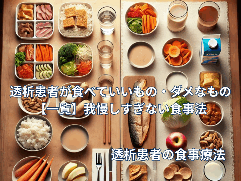 透析患者が食べていいもの・ダメなもの一覧！我慢しすぎない食事法
