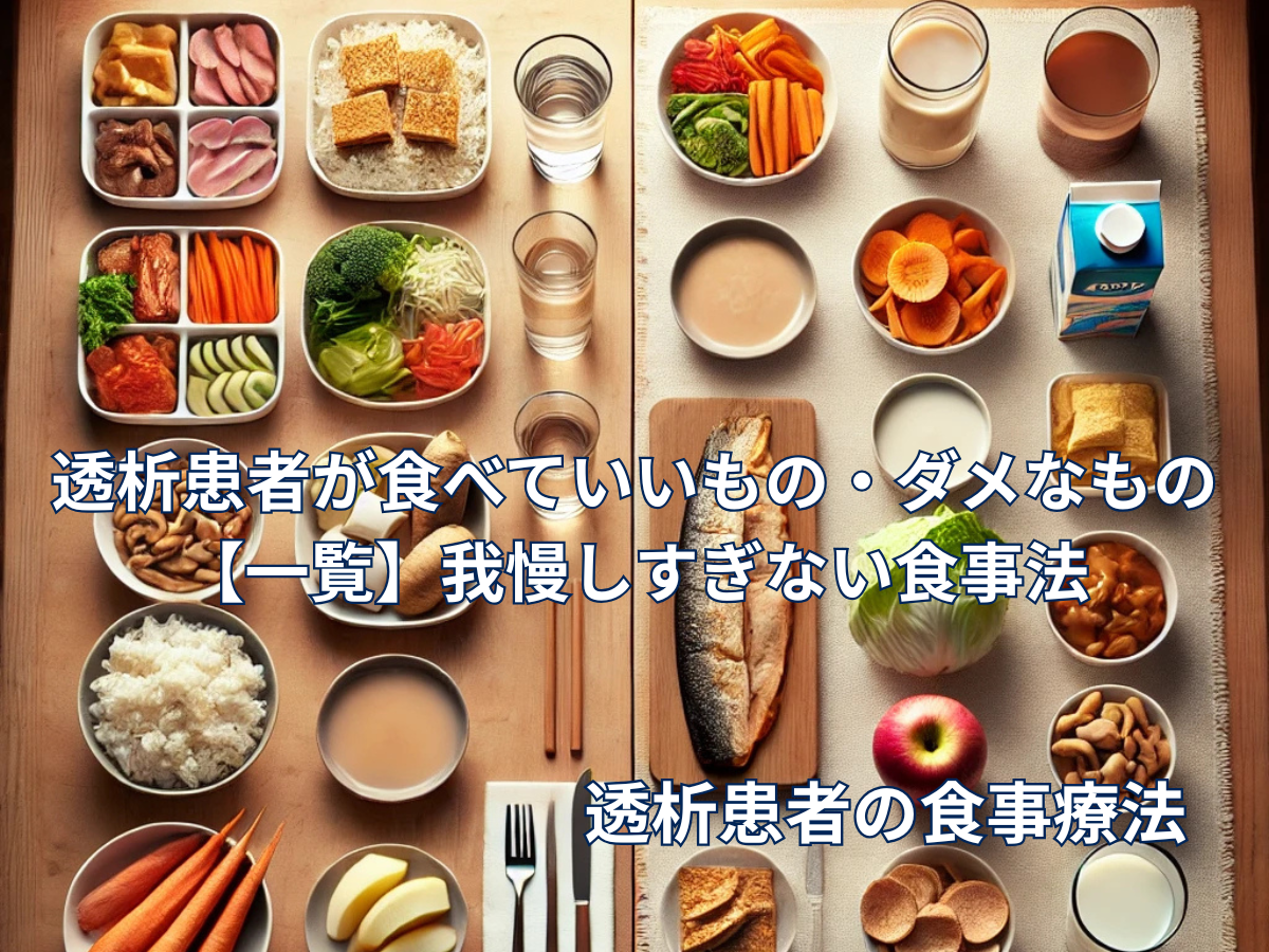 透析患者が食べていいもの・ダメなもの一覧！我慢しすぎない食事法
