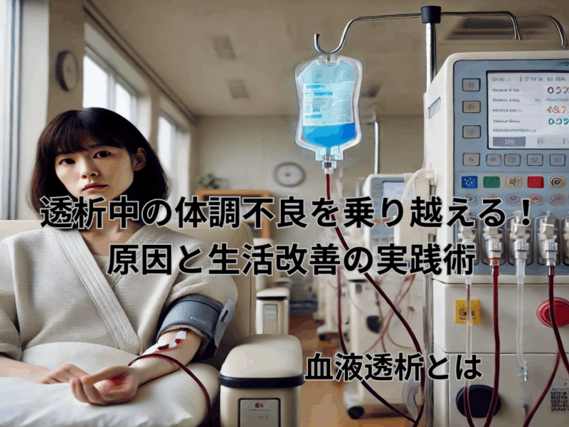 透析中の体調不良を乗り越える！原因と生活改善の実践術