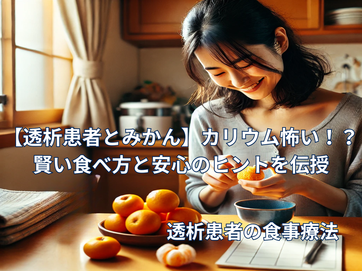 【透析患者とみかん】カリウム怖い！？賢い食べ方と安心のヒントを伝授