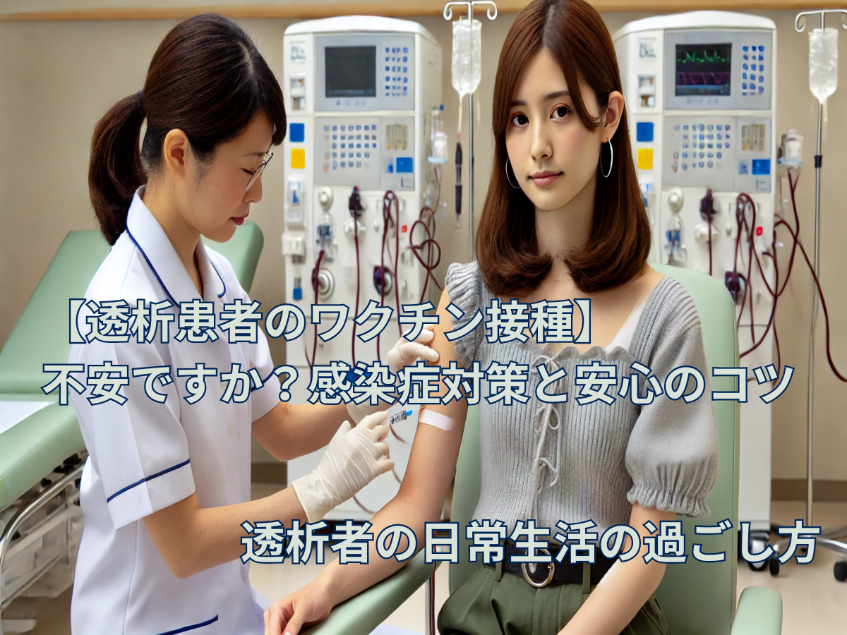 【透析患者のワクチン接種】不安ですか？感染症対策と安心のコツ