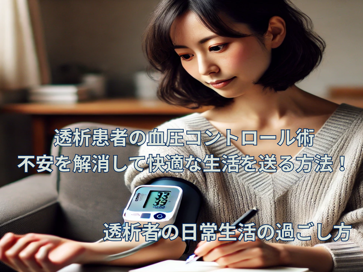 透析患者の血圧コントロール術｜不安を解消して快適な生活を送る方法！