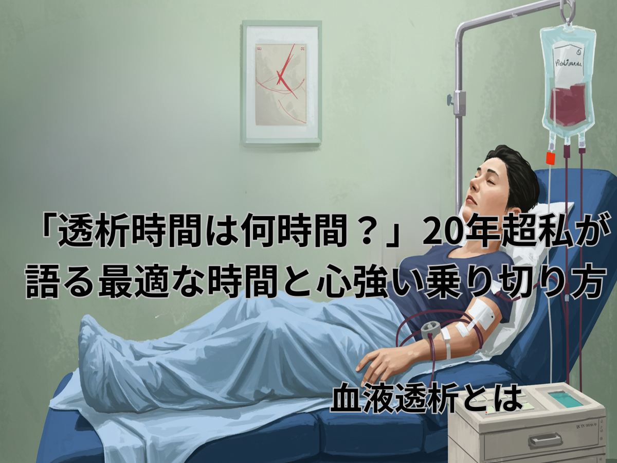 「透析時間は何時間？」20年超私が語る最適な時間と心強い乗り切り方
