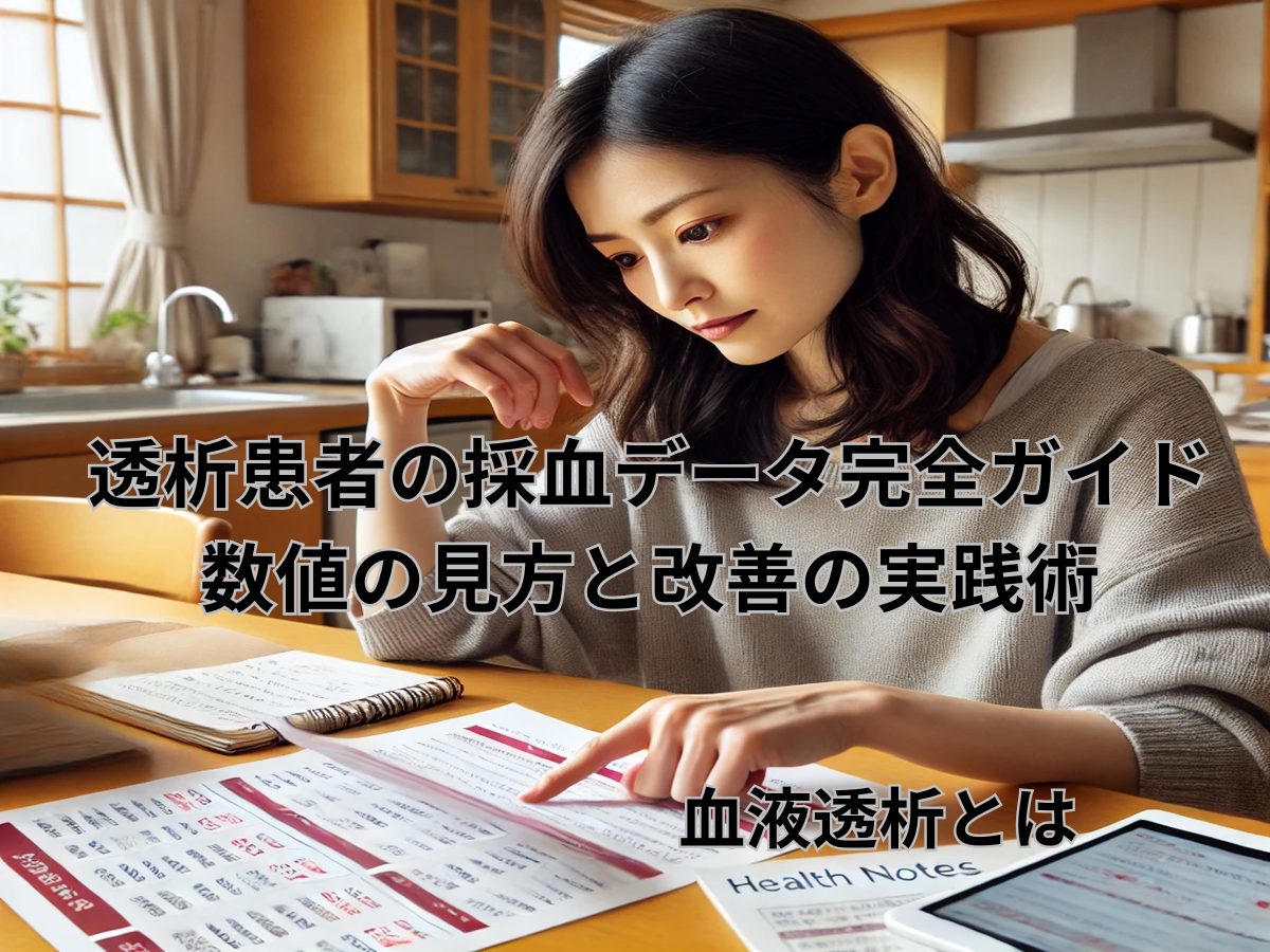 透析患者の採血データ完全ガイド｜数値の見方と改善の実践術