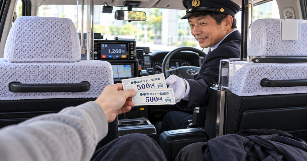 自治体の福祉タクシー券制度