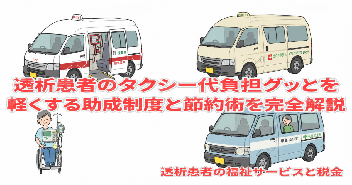 タクシー代負担グッとを軽くする