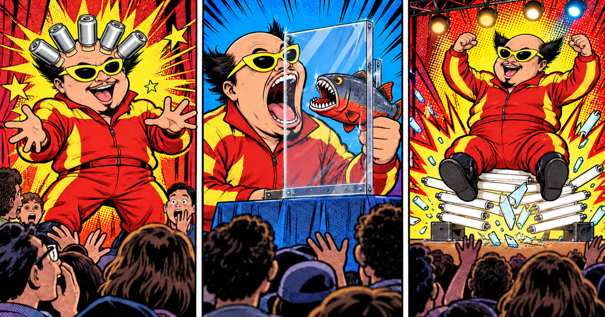 A Three Act Comic Show Featuring Yellow Sunglasses