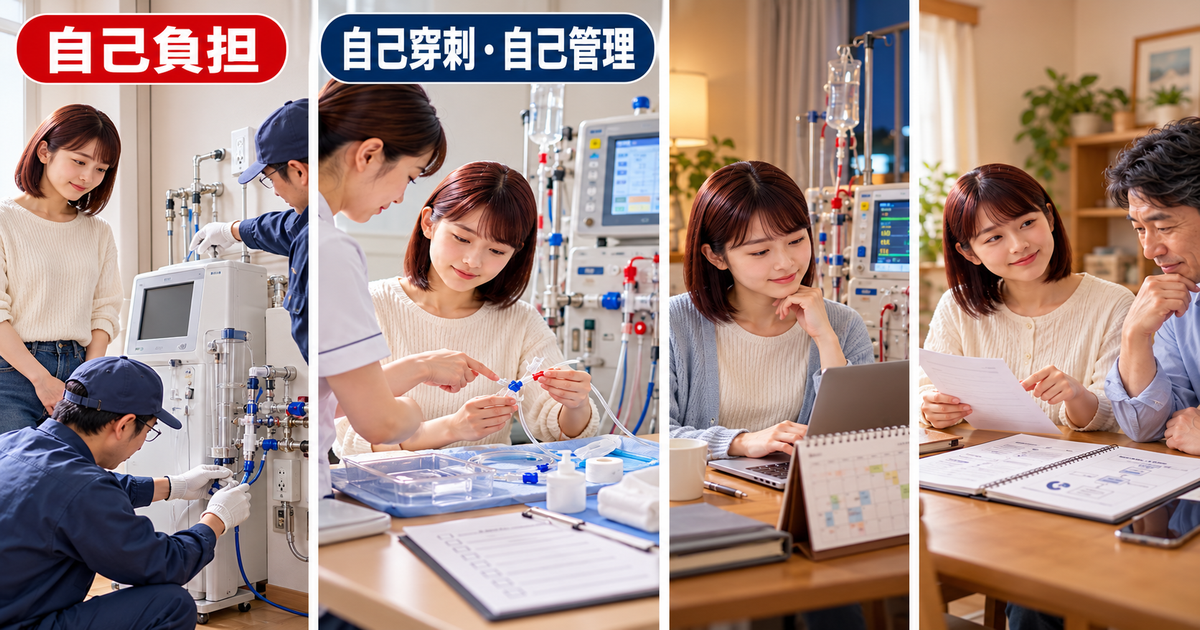 オーバーナイト透析 vs 在宅血液透析　「どちらが自分に合うか」